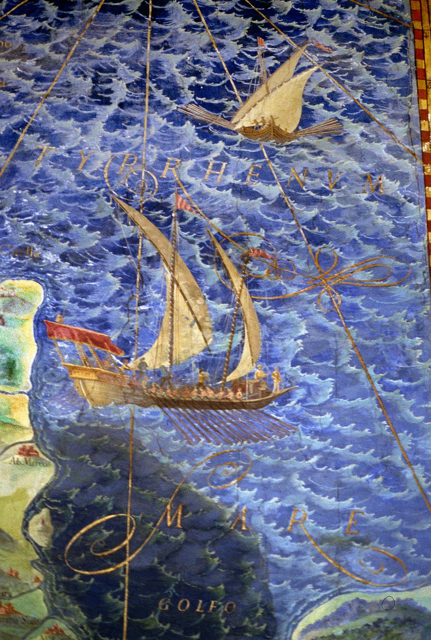 Tyrrenhavet, detalj fra 