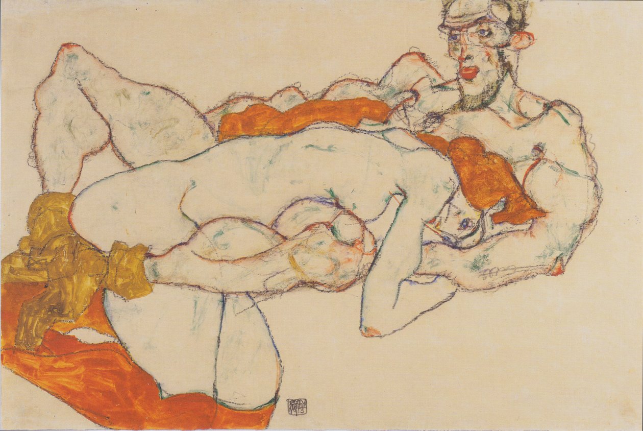 Elskere av Egon Schiele