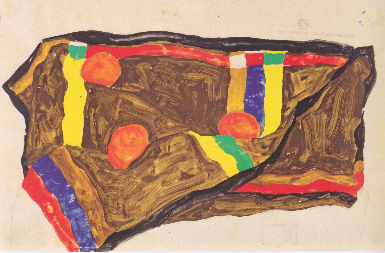 Min vei går over avgrunnene 17-5-1912 av Egon Schiele