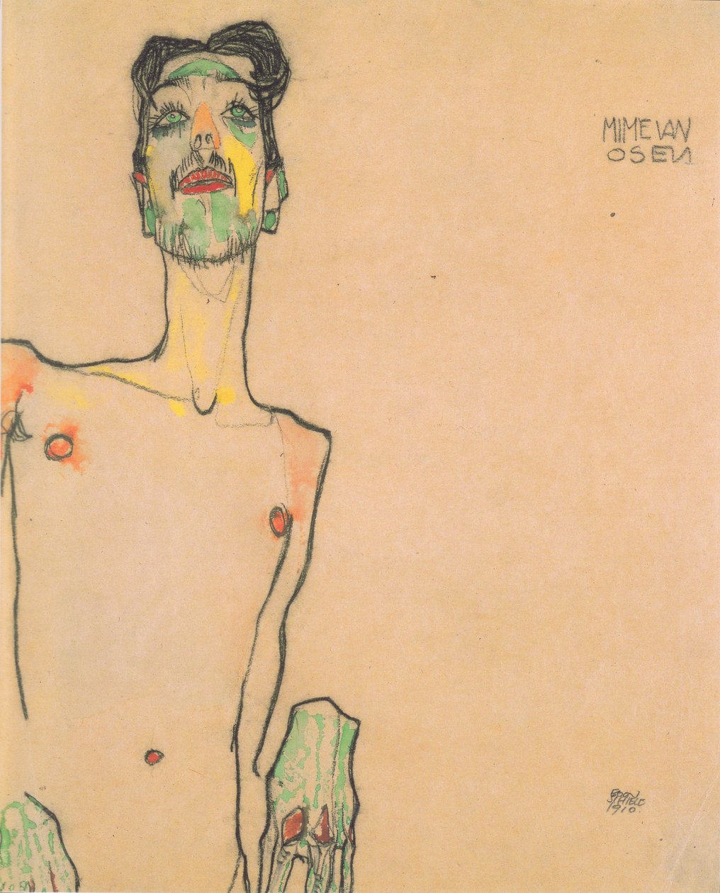 Mime van Osen av Egon Schiele