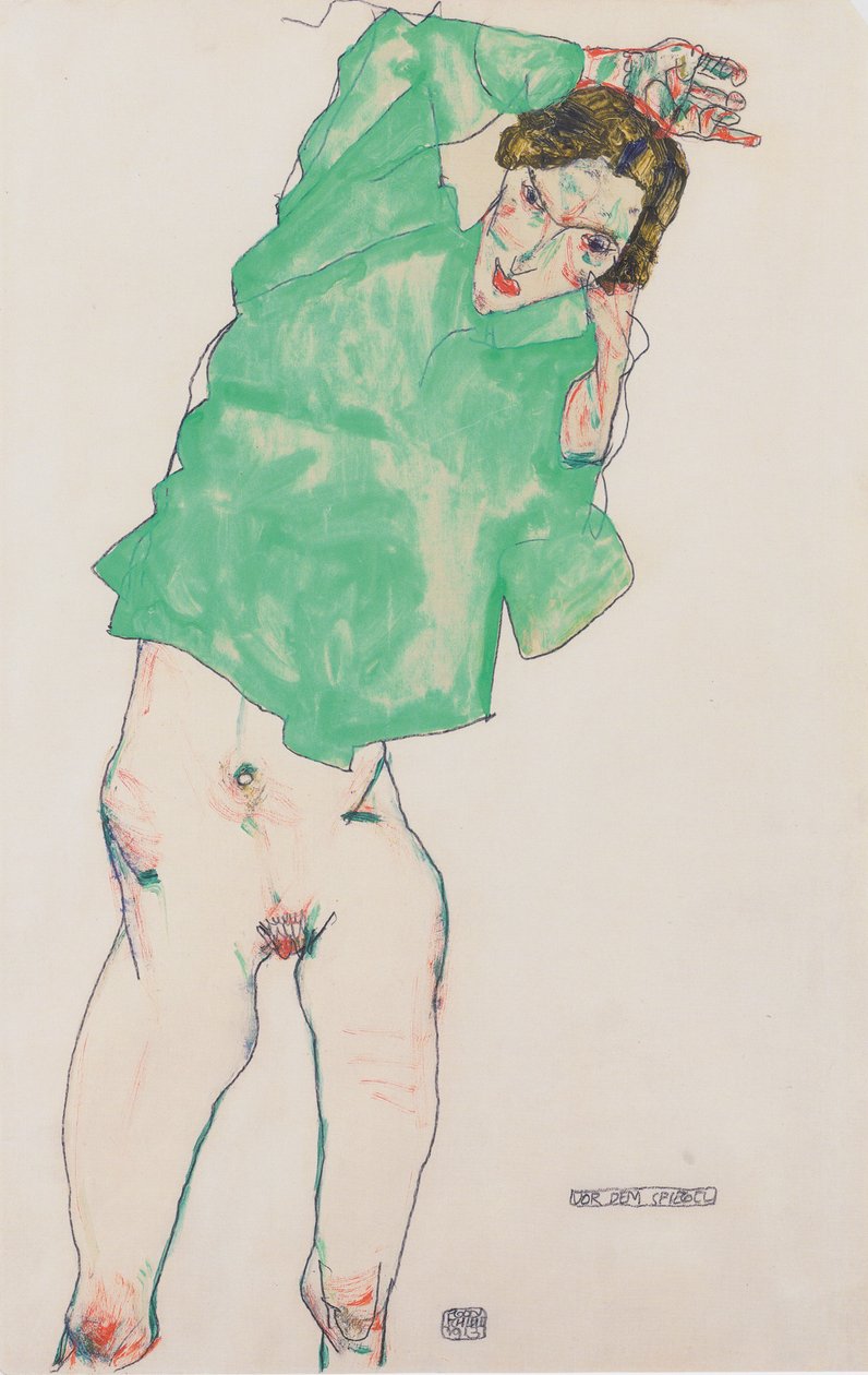 Før speiling av Egon Schiele