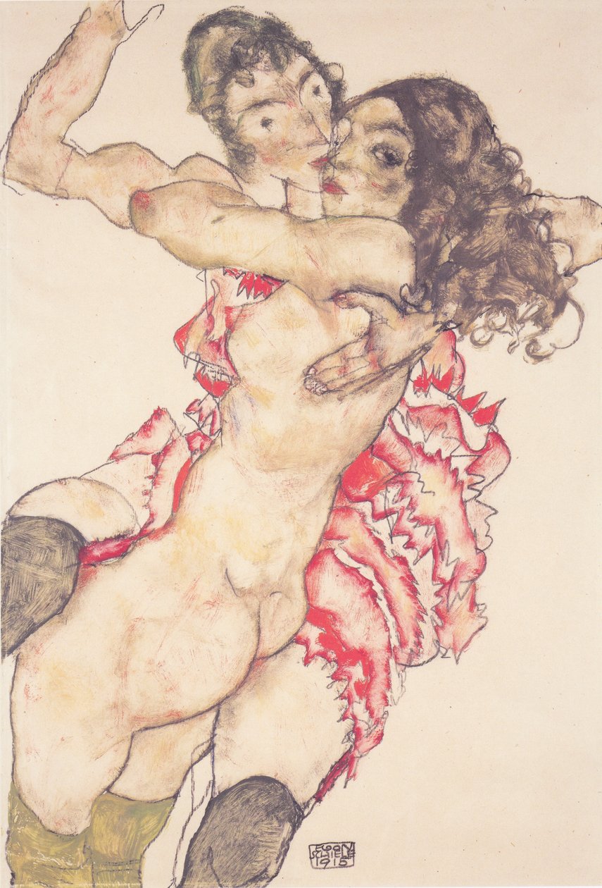 To venner av Egon Schiele