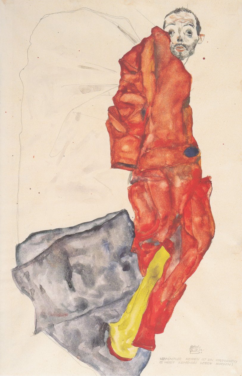 Å hemme artisten er en forbrytelse, det kalles spirende liv, drap av Egon Schiele