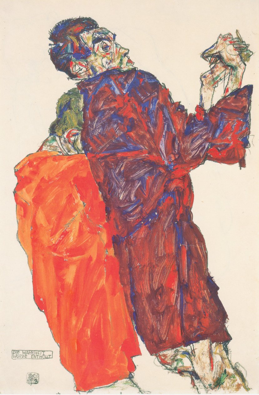 Sannheten er avslørt av Egon Schiele