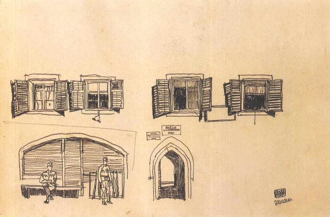Filial Brixlegg der k u k Konsumanstalt av Egon Schiele