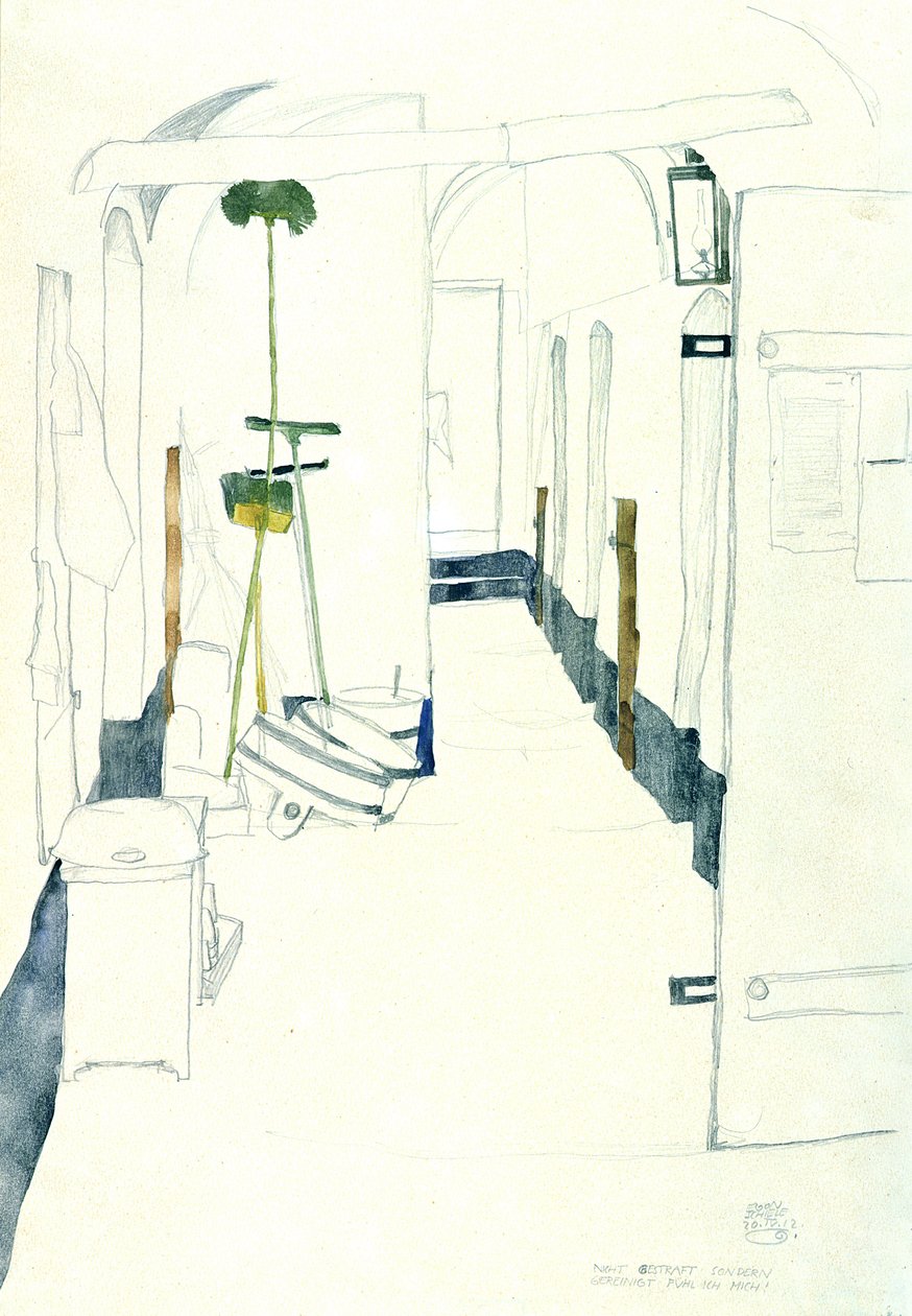 Jeg føler meg ikke straffet, men renset, 1912 av Egon Schiele
