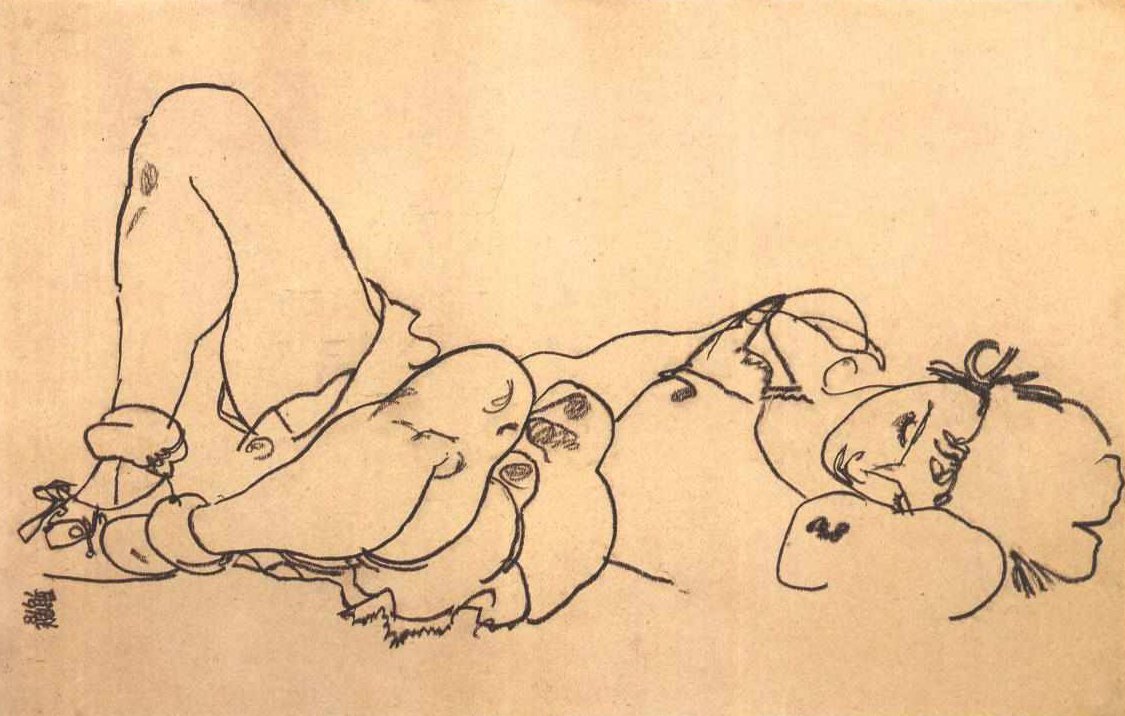 Løgn av Egon Schiele
