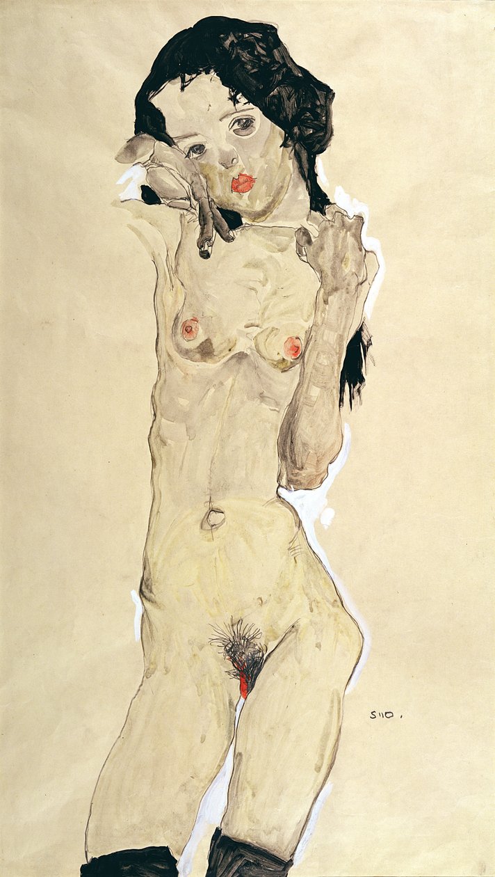 Naken av Egon Schiele