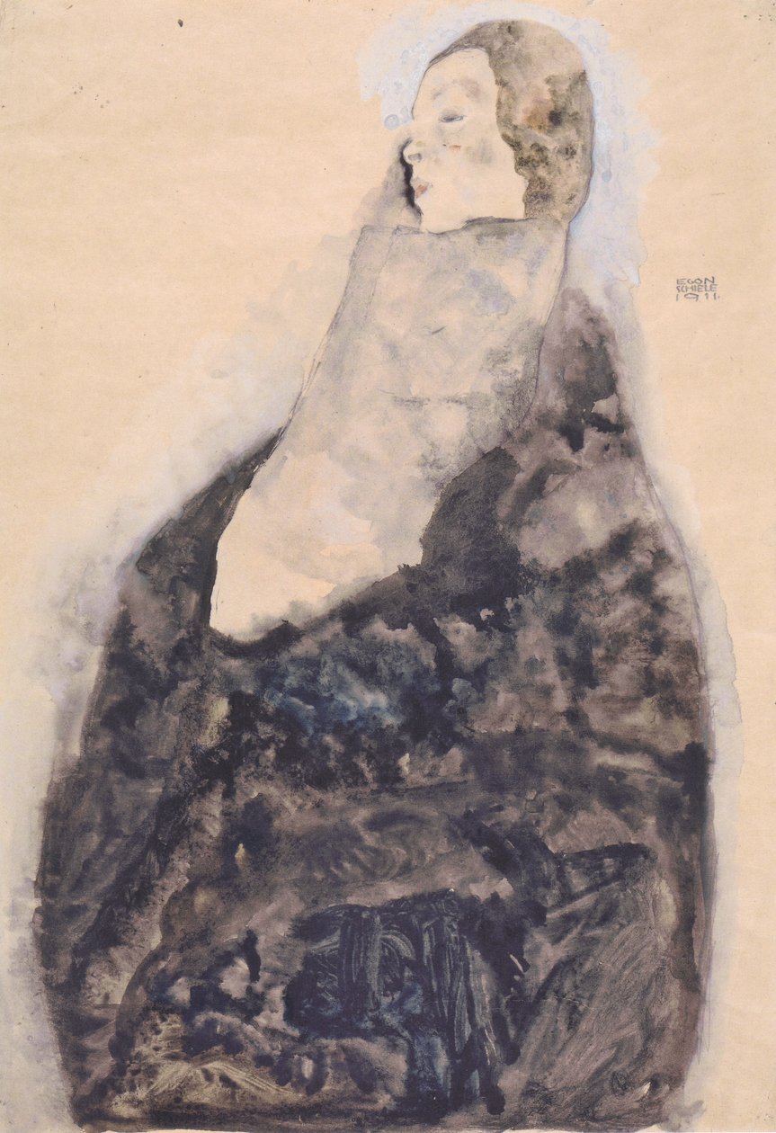 Sover av Egon Schiele