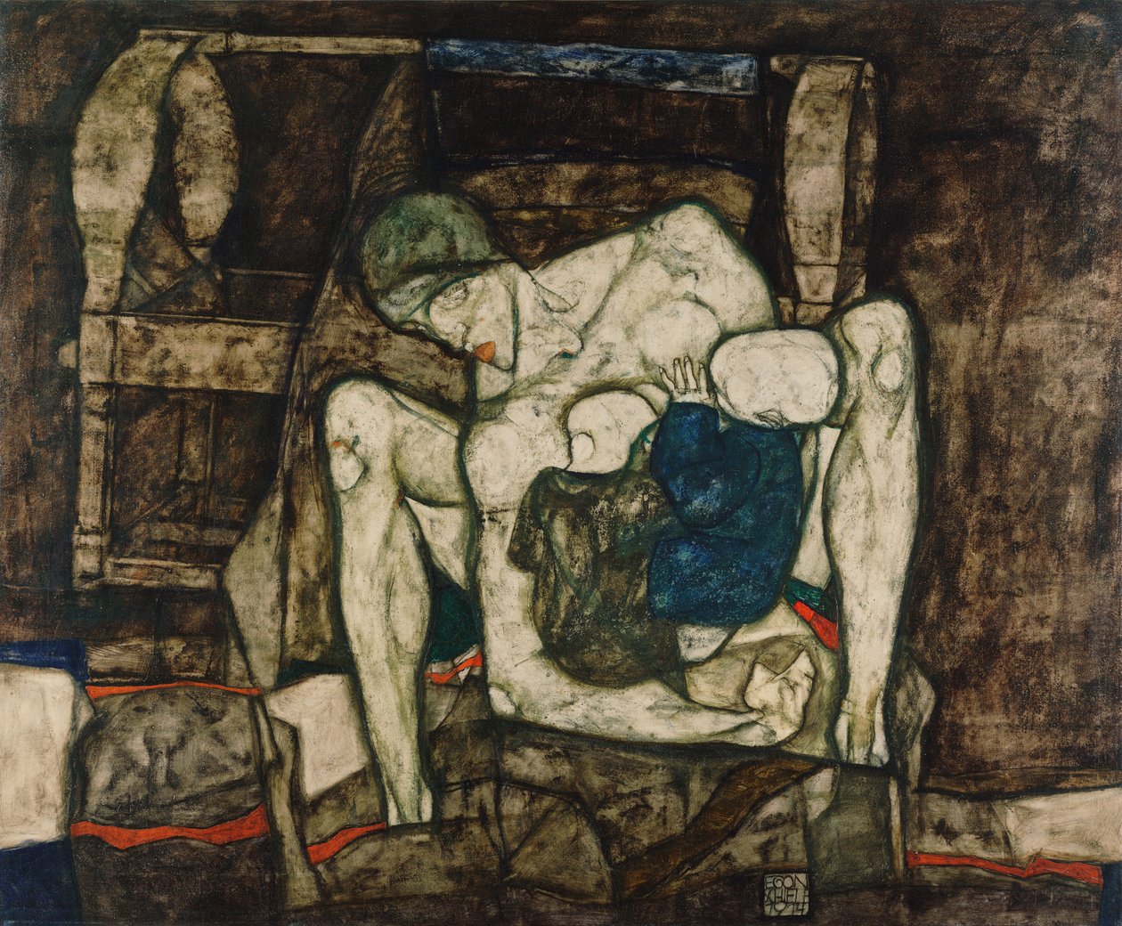 Blind mor, 1914. av Egon Schiele