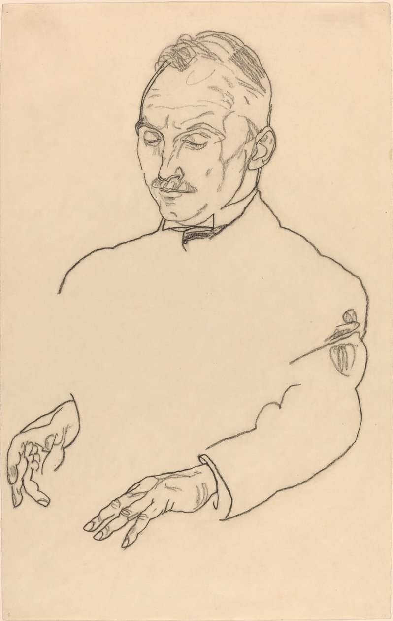 Dr. Collier av Egon Schiele