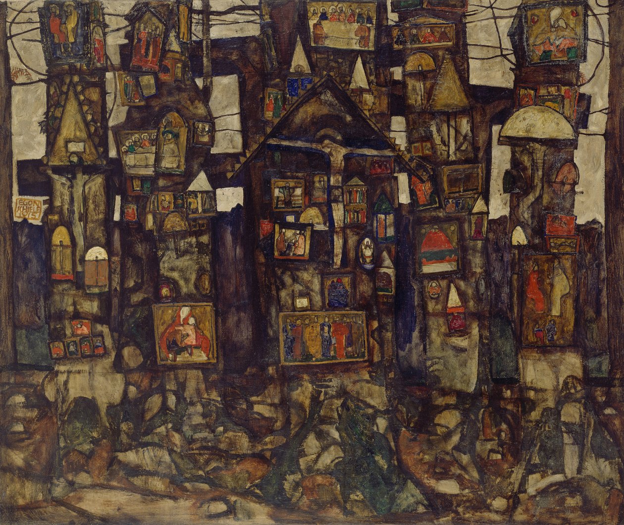 Skogbønn, 1915. av Egon Schiele