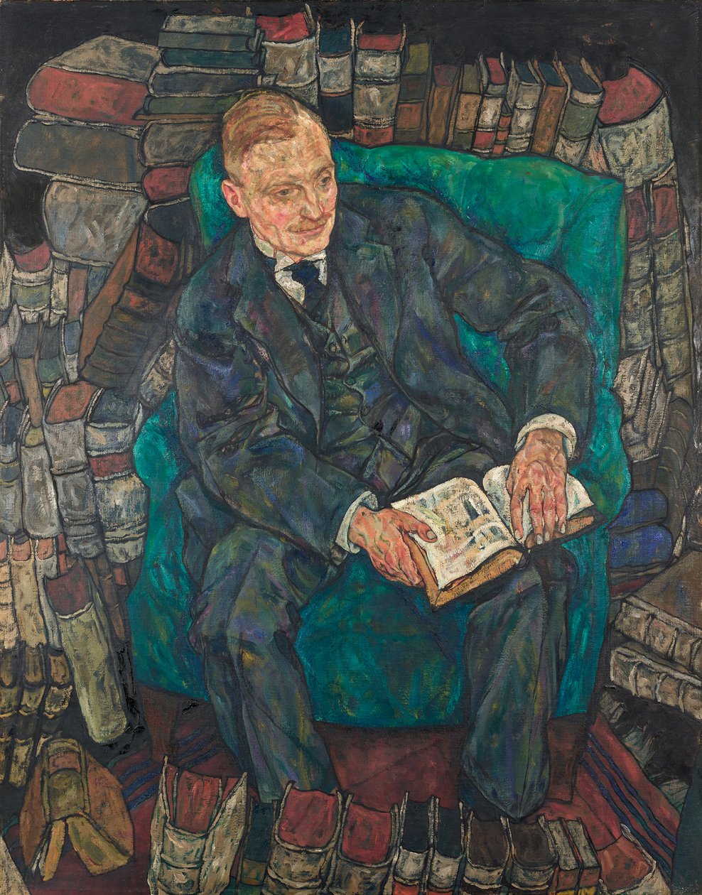 Portrett av Dr. Hugo Koller, 1918. av Egon Schiele