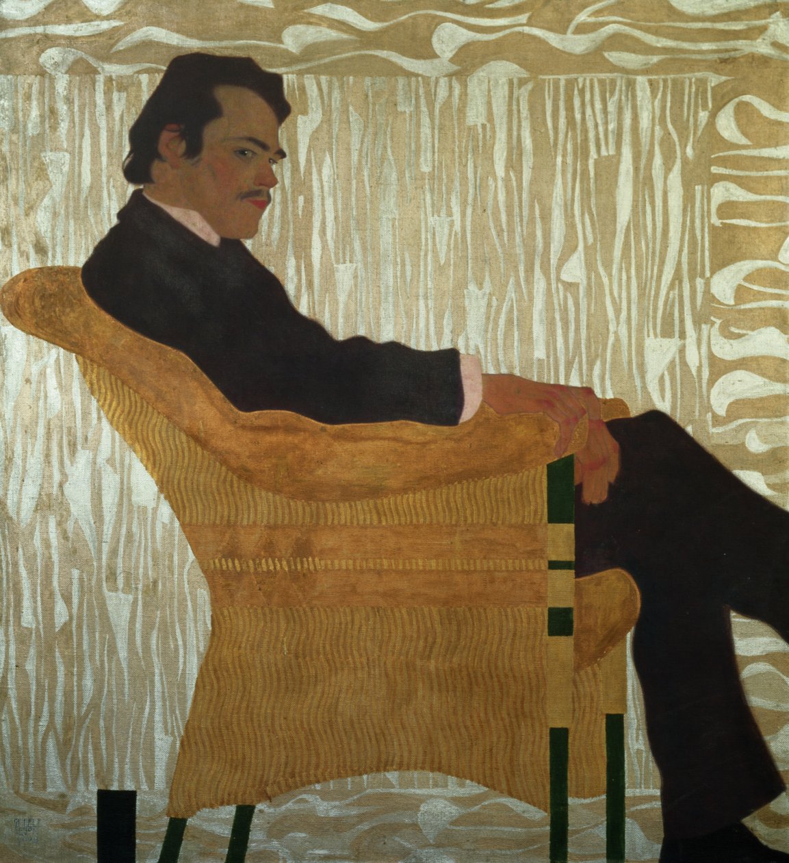 Portrett av Hans Massmann av Egon Schiele