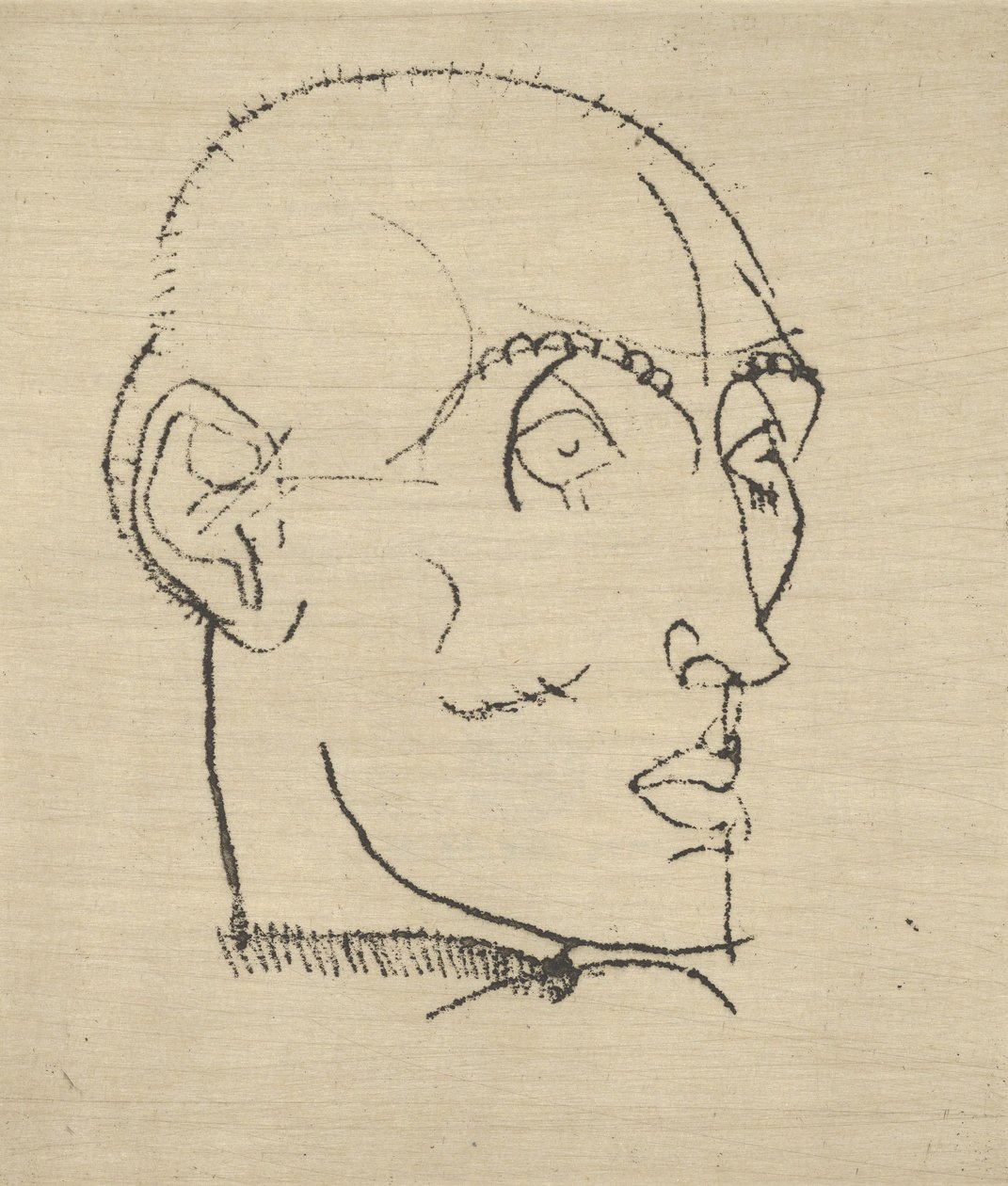 Portrett av en mann, 1914. av Egon Schiele