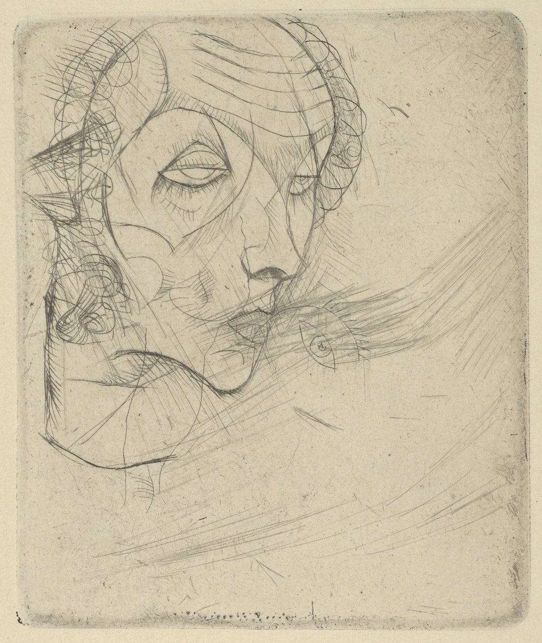 Selvportrett, 1914. av Egon Schiele