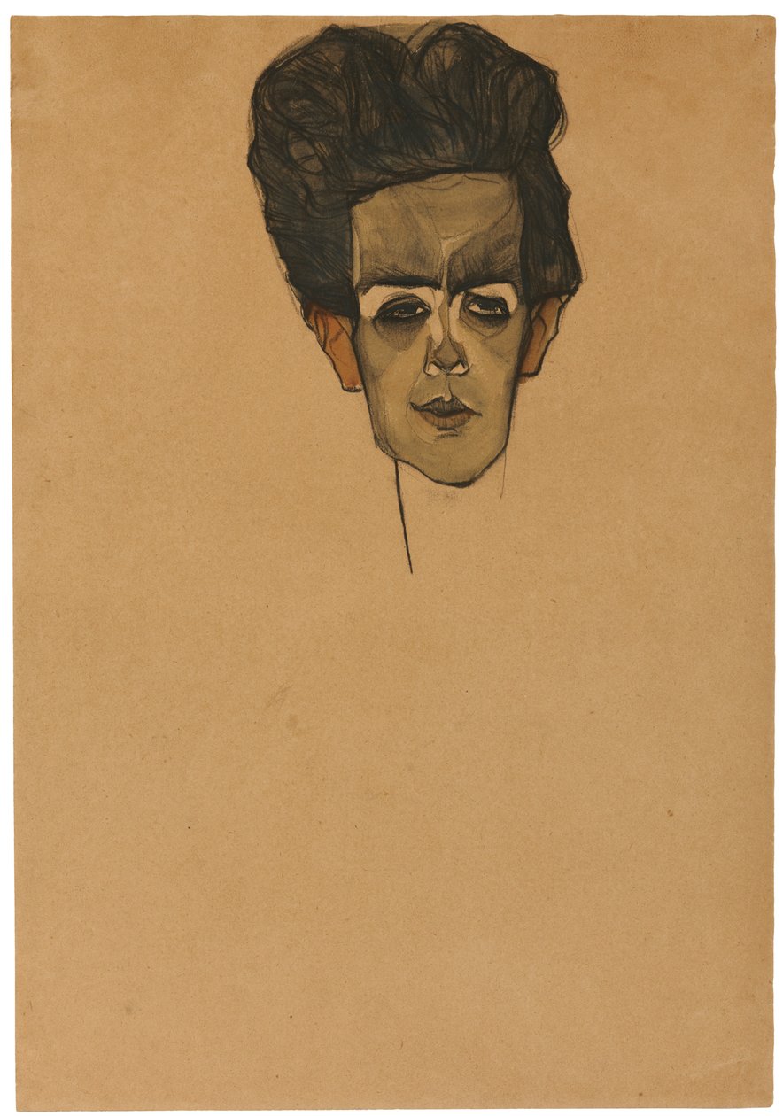Selvportrett, 1910 av Egon Schiele