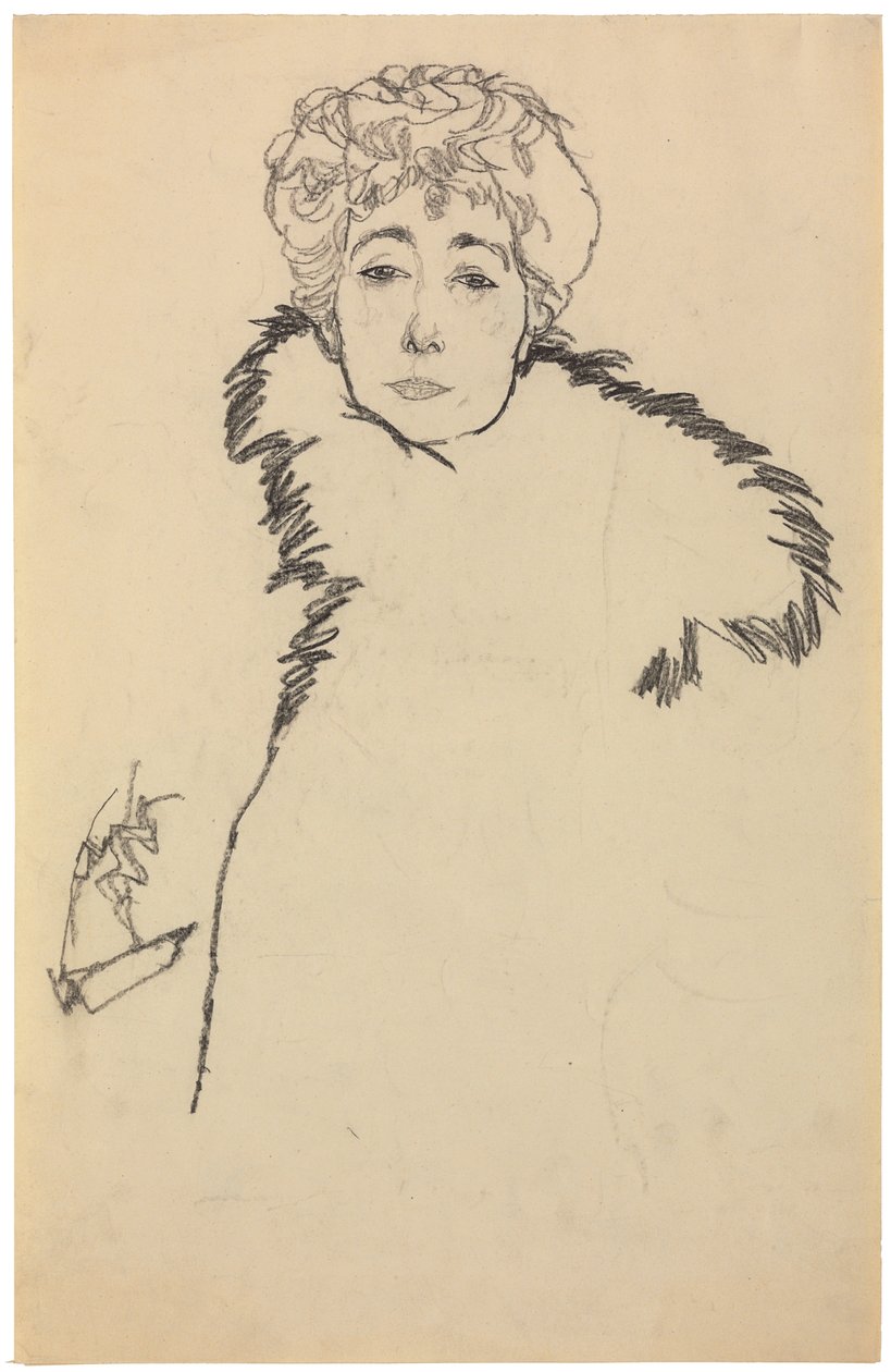 Serena Lederer, 1917 av Egon Schiele