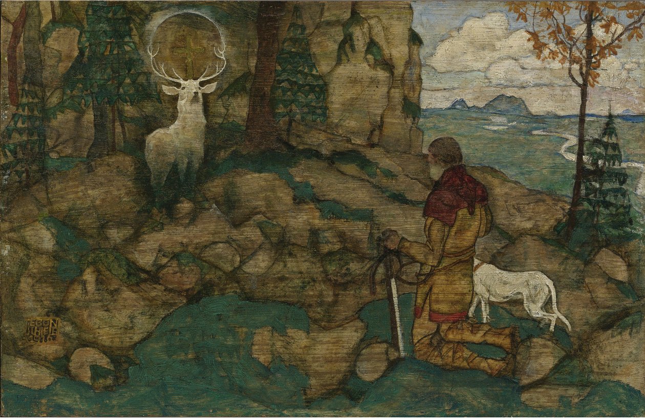 Visjonen om Saint Hubert av Egon Schiele