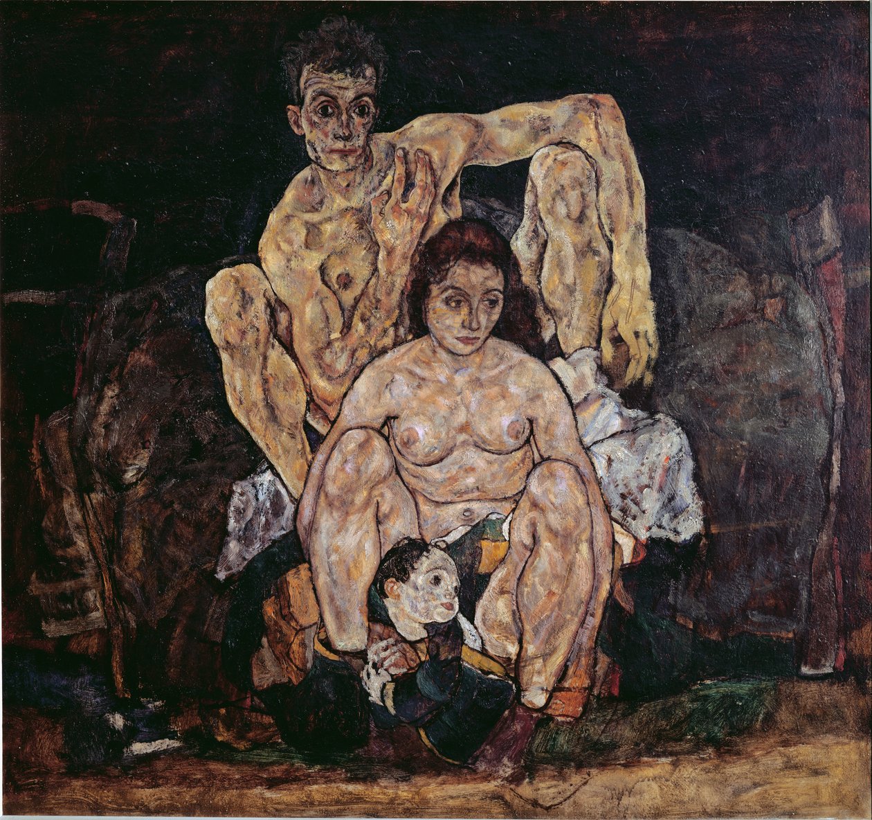 Familien av Egon Schiele