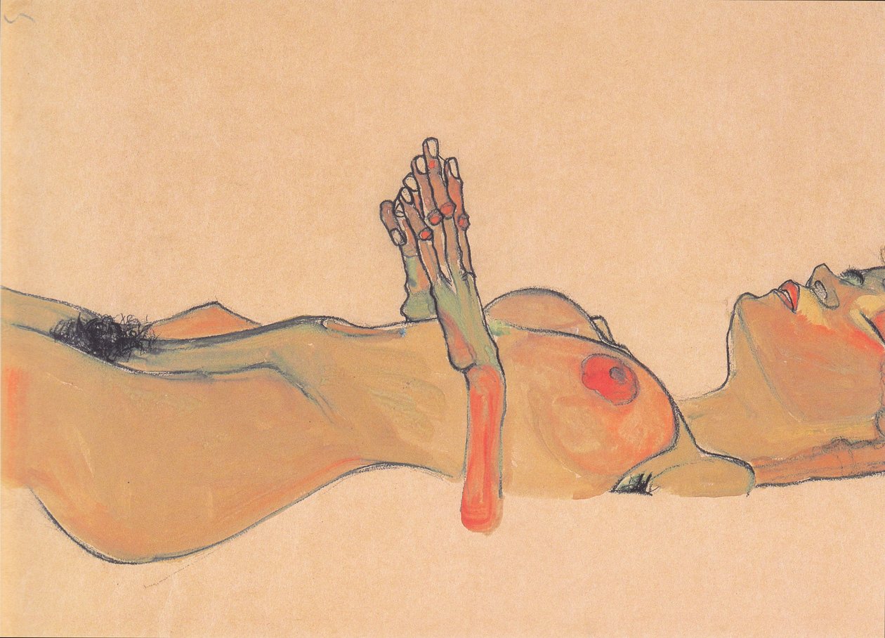 død jente av Egon Schiele