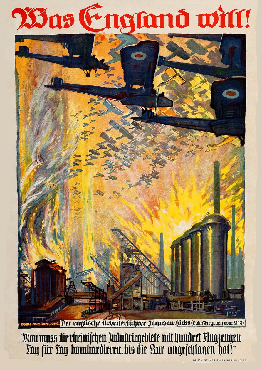 Hva England vil!, 1918. av Egon Tschirch