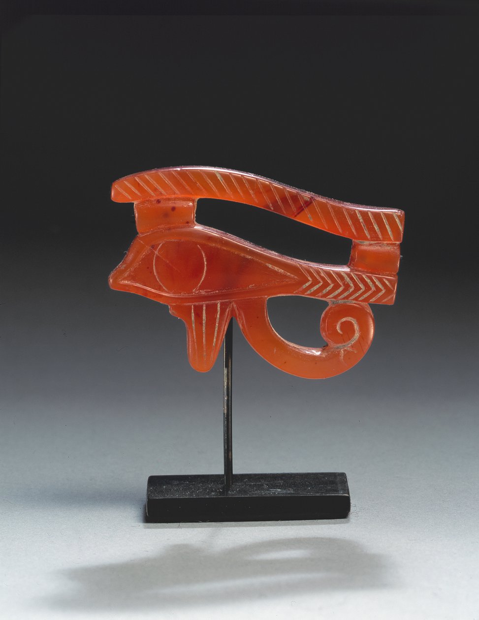 Wedjat øyeamulett (cornelian) av Egyptian