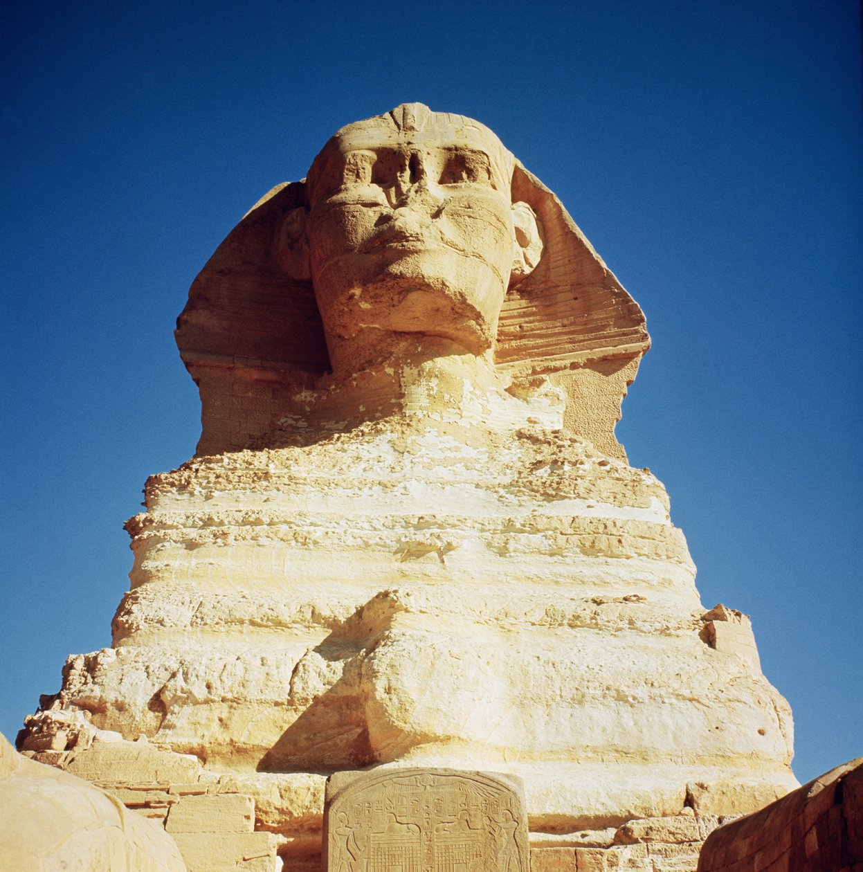 Sfinxen, datert fra kong Chephrens regjeringstid, Gamle riket, 2600–2500 f.Kr. av Egyptian 4th Dynasty
