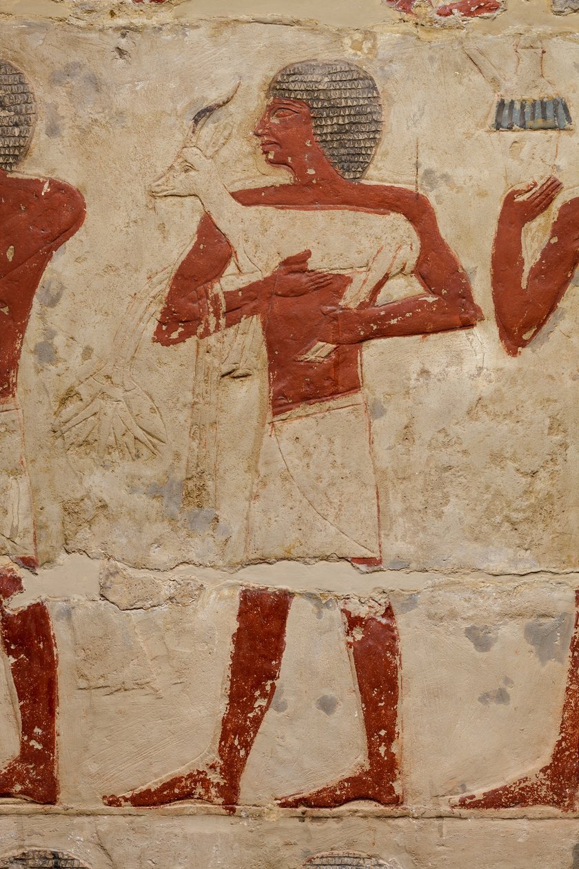 Mastaba-graven til Perneb, ca. 2381–2323 f.Kr. (kalkstein og maling) av Egyptian 5th Dynasty