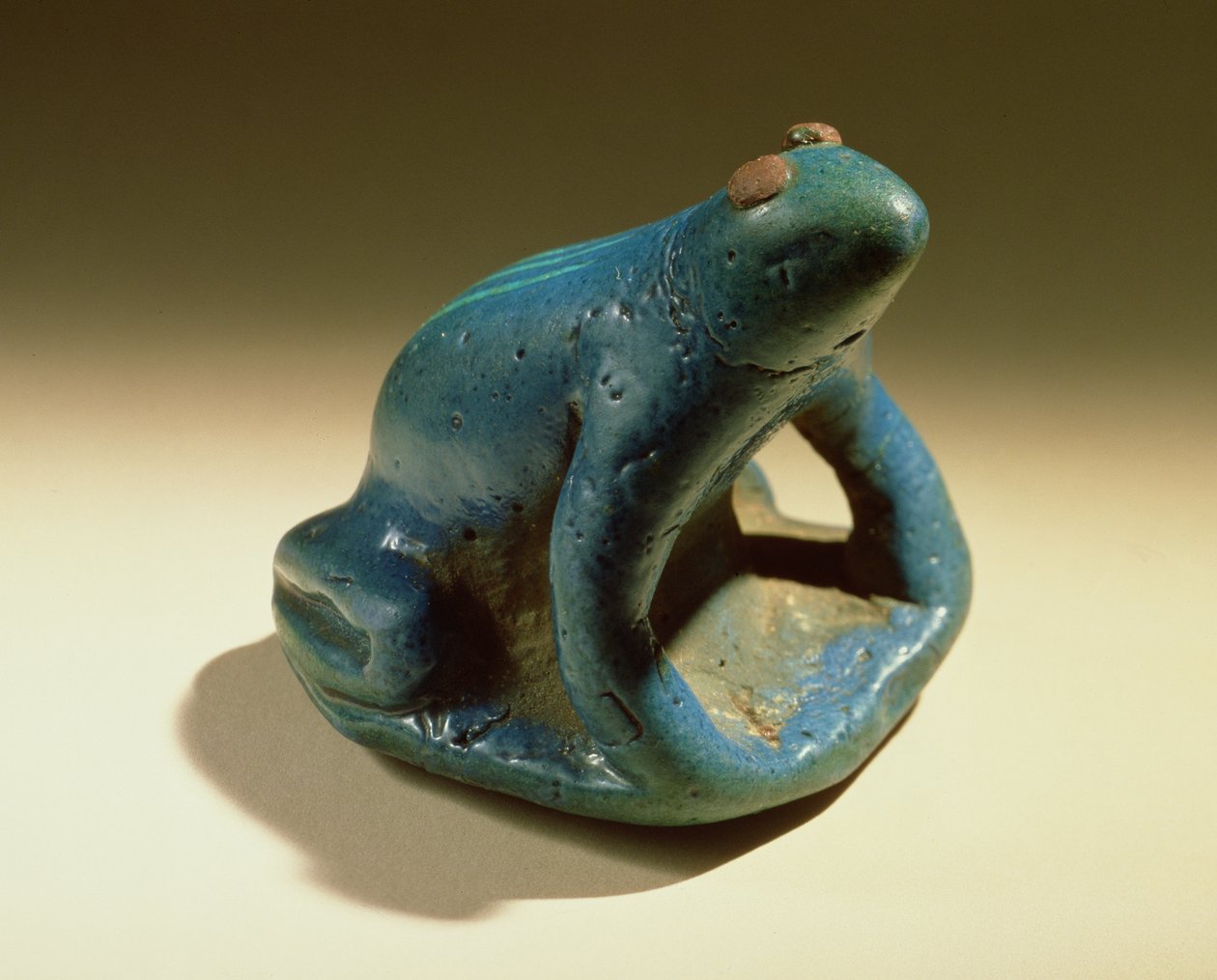 Frog, New Kingdom, ca. 1390–53 f.Kr. (fajanse) av Egyptian 18th Dynasty