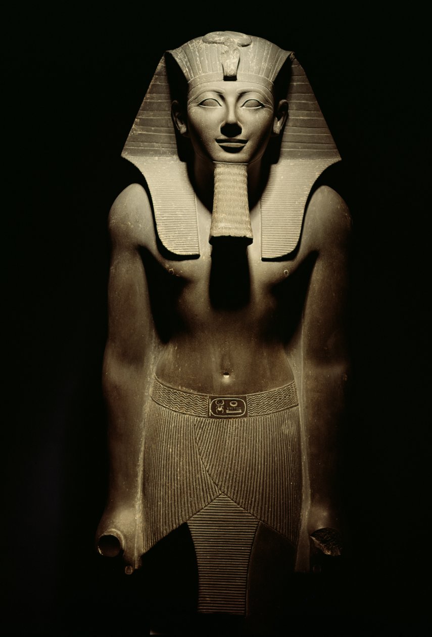 Tuthmosis III (ca. 1490–39 f.Kr.) (basalt) av Egyptian 18th Dynasty