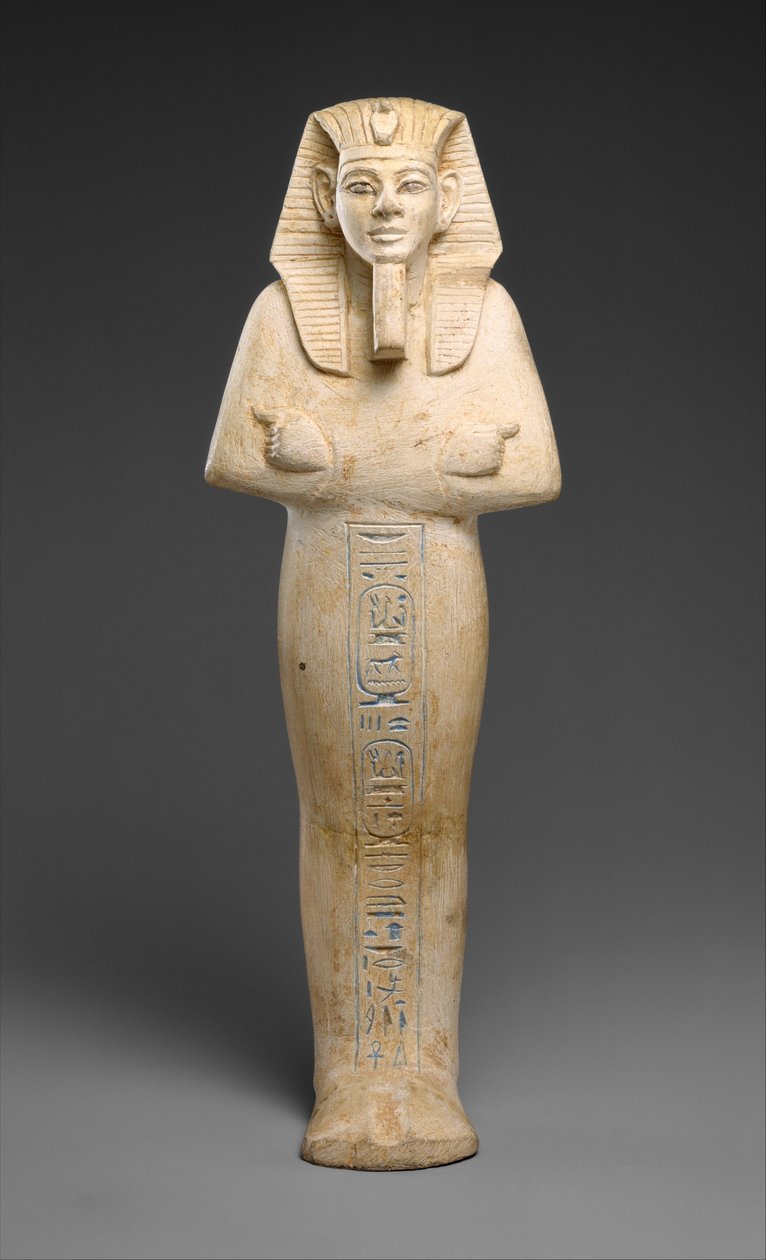 Shabti av Merneptah, ca. 1213–03 f.Kr. (kalkstein) av Egyptian 19th Dynasty