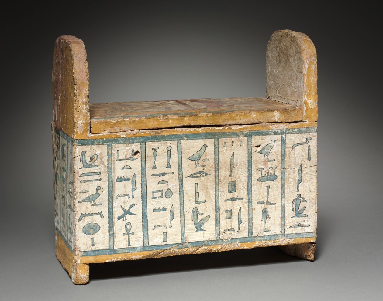 Shababati Box of Ditamanpanakh, 615-656 Basi av Egyptian 25th Dynasty