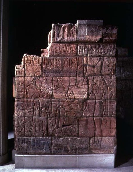 Muren i Aspelta (stein) av Egyptian Egyptian
