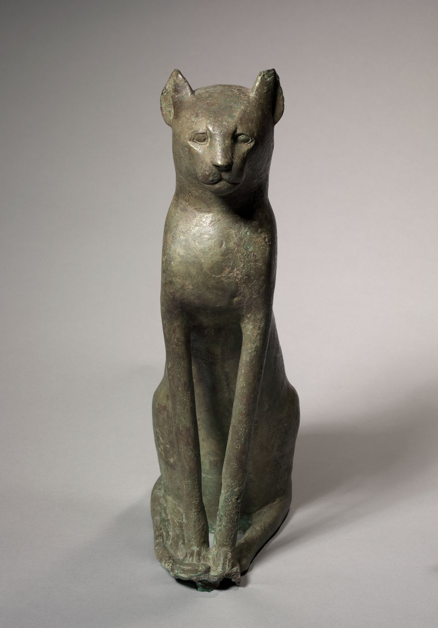 Kattekiste, 305-30 f.Kr av Egyptian Ptolemaic Period
