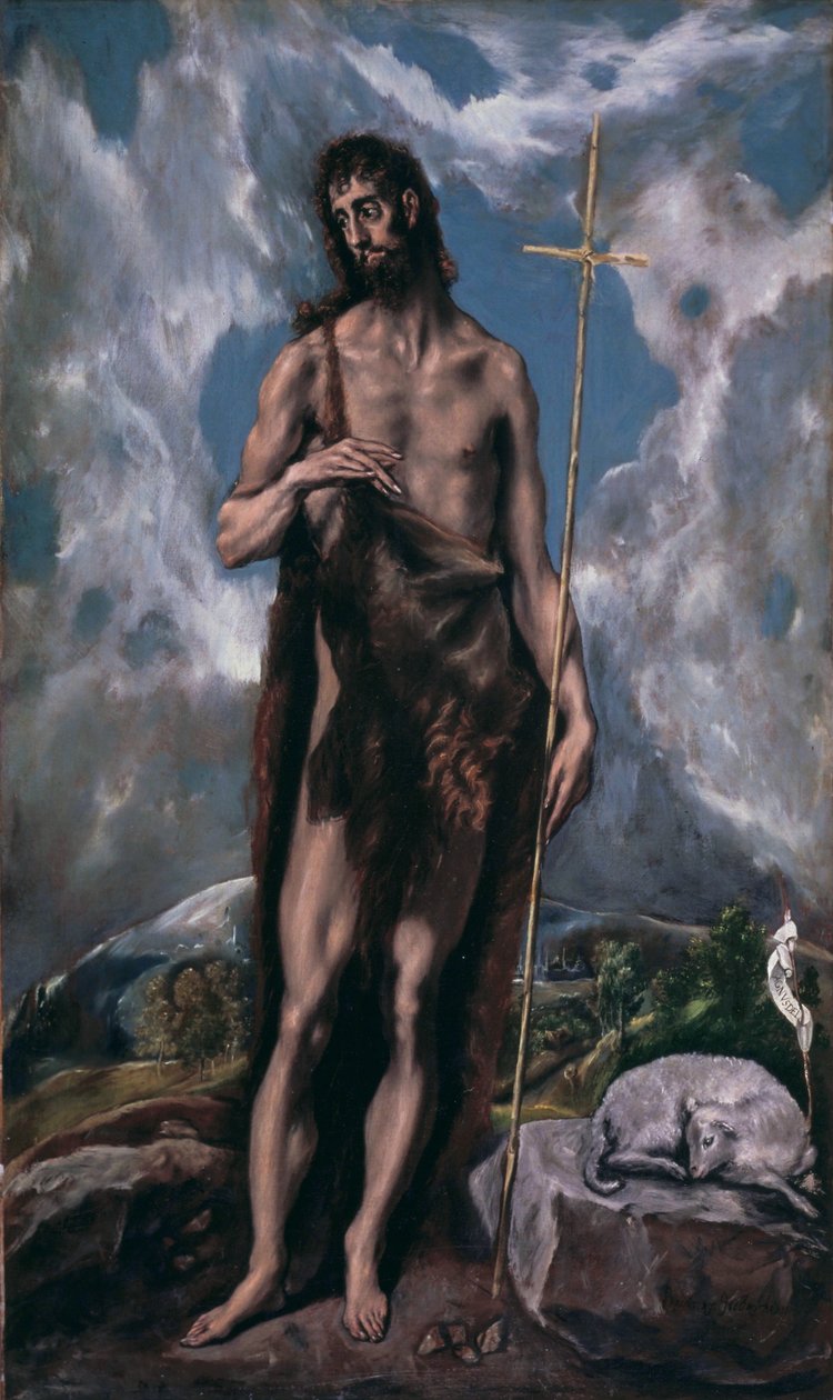 Døperen Johannes av El Greco