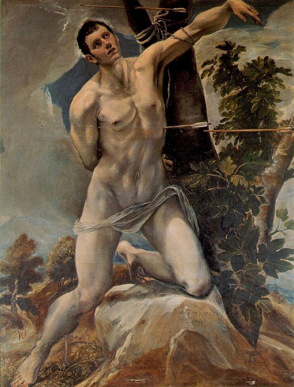 San Sebastian, 1576-79 av El Greco