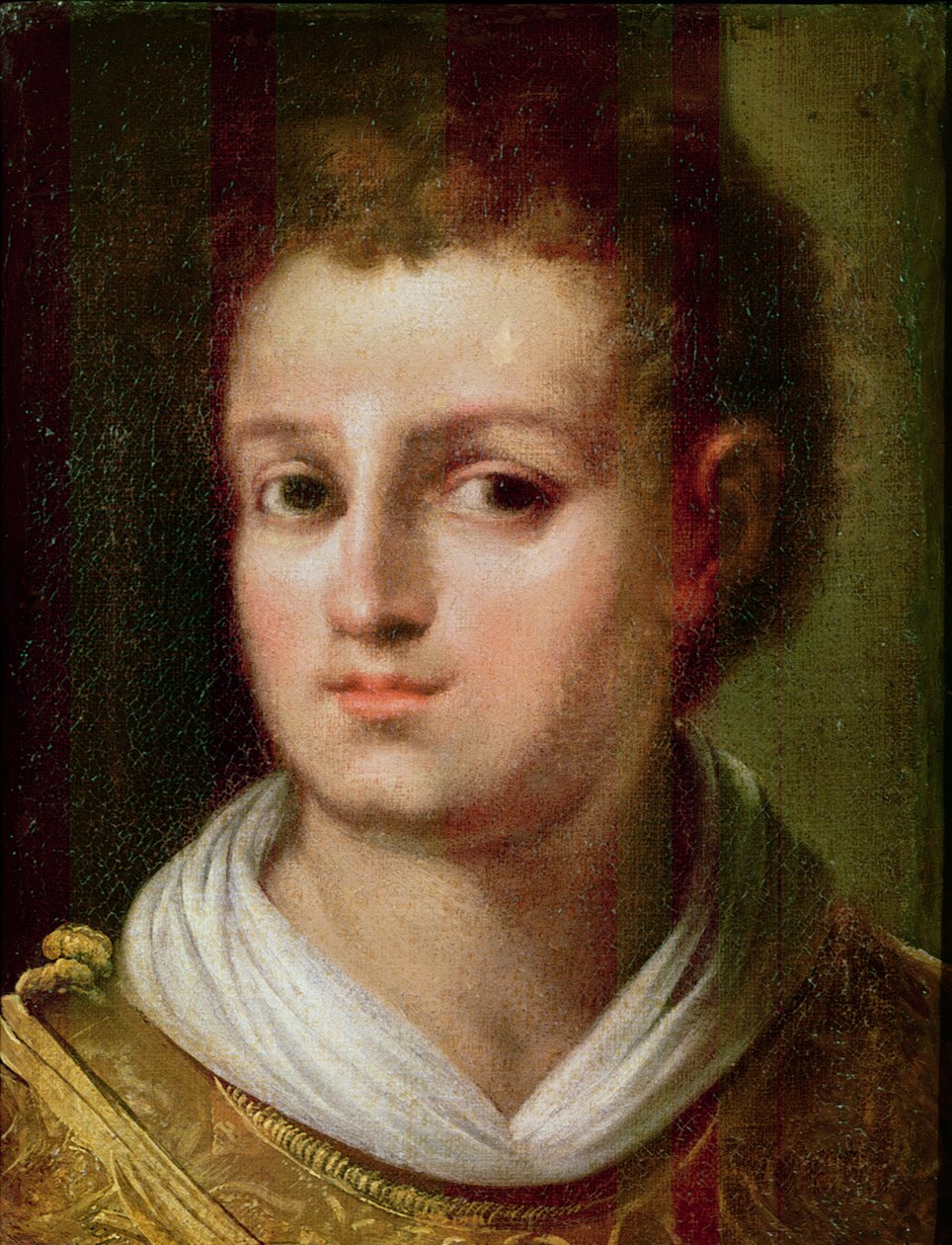 Selvportrett som Saint Stephen av El Greco