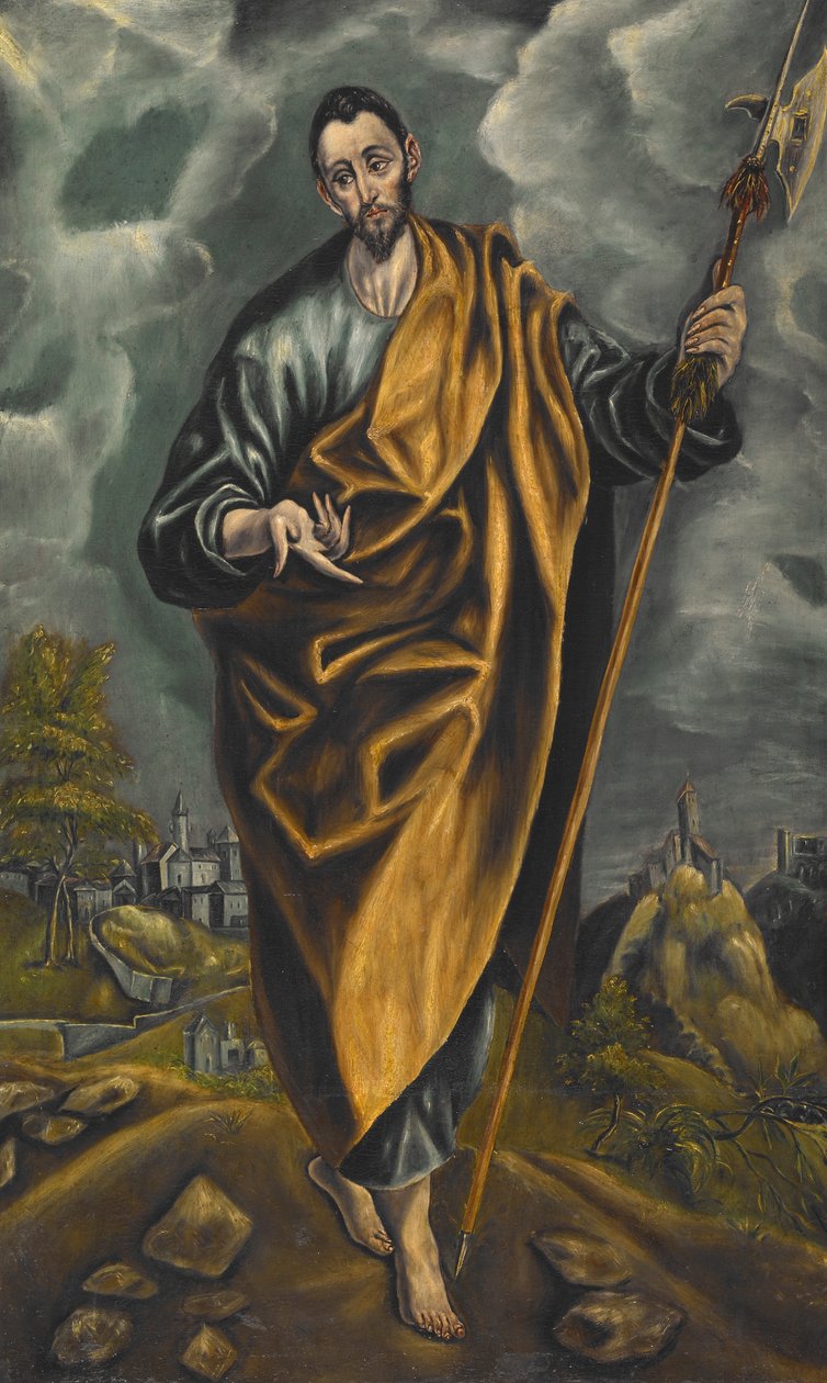 St. Judas Thaddaeus eller St. Thomas av El Greco