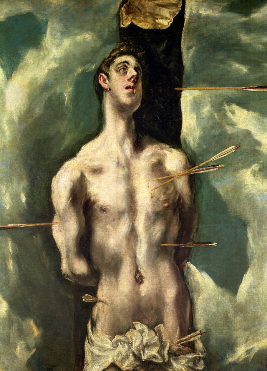 St. Sebastian, ca. 1600-25 av El Greco