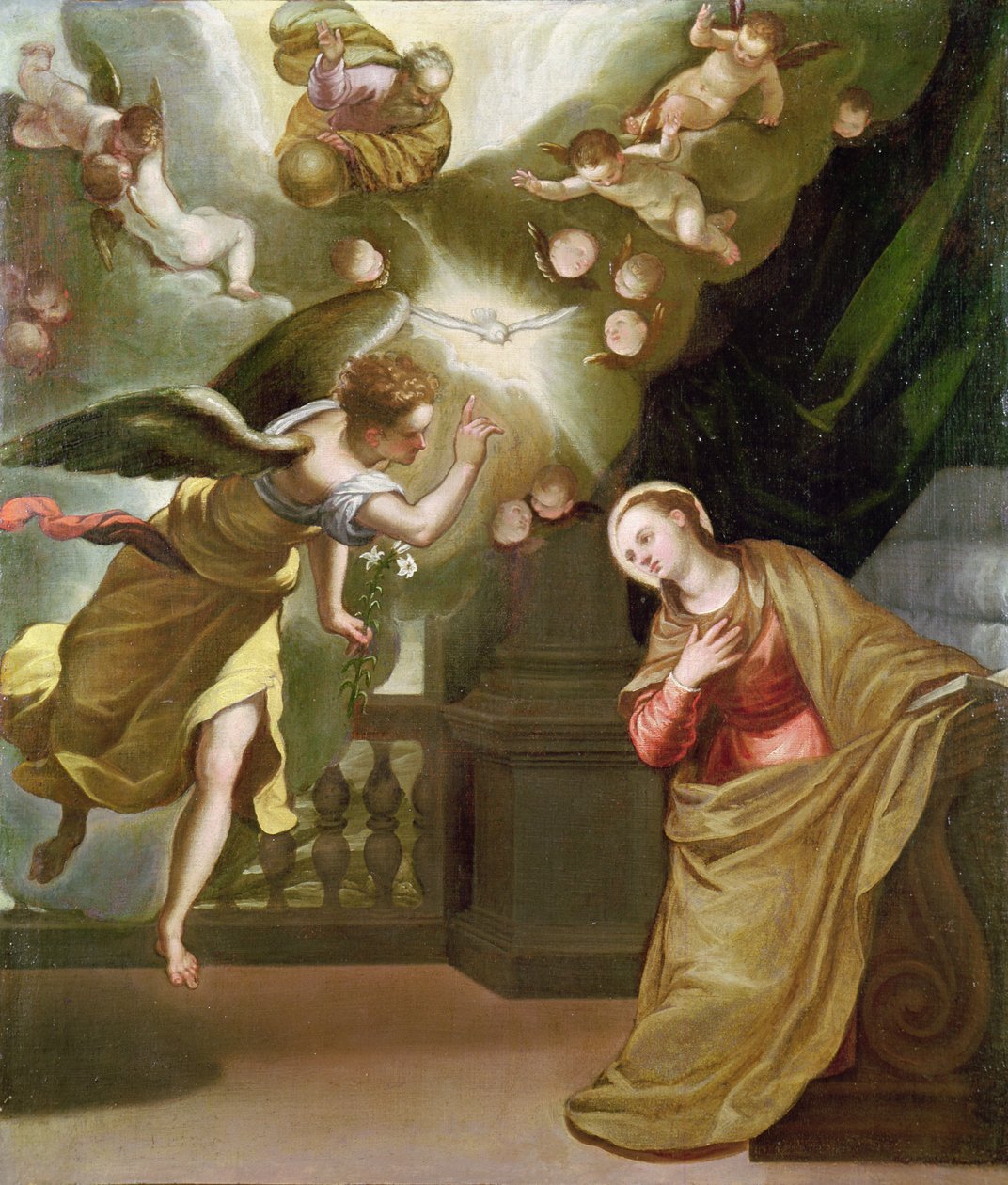 Bebudelsen, ca. 1565 av El Greco