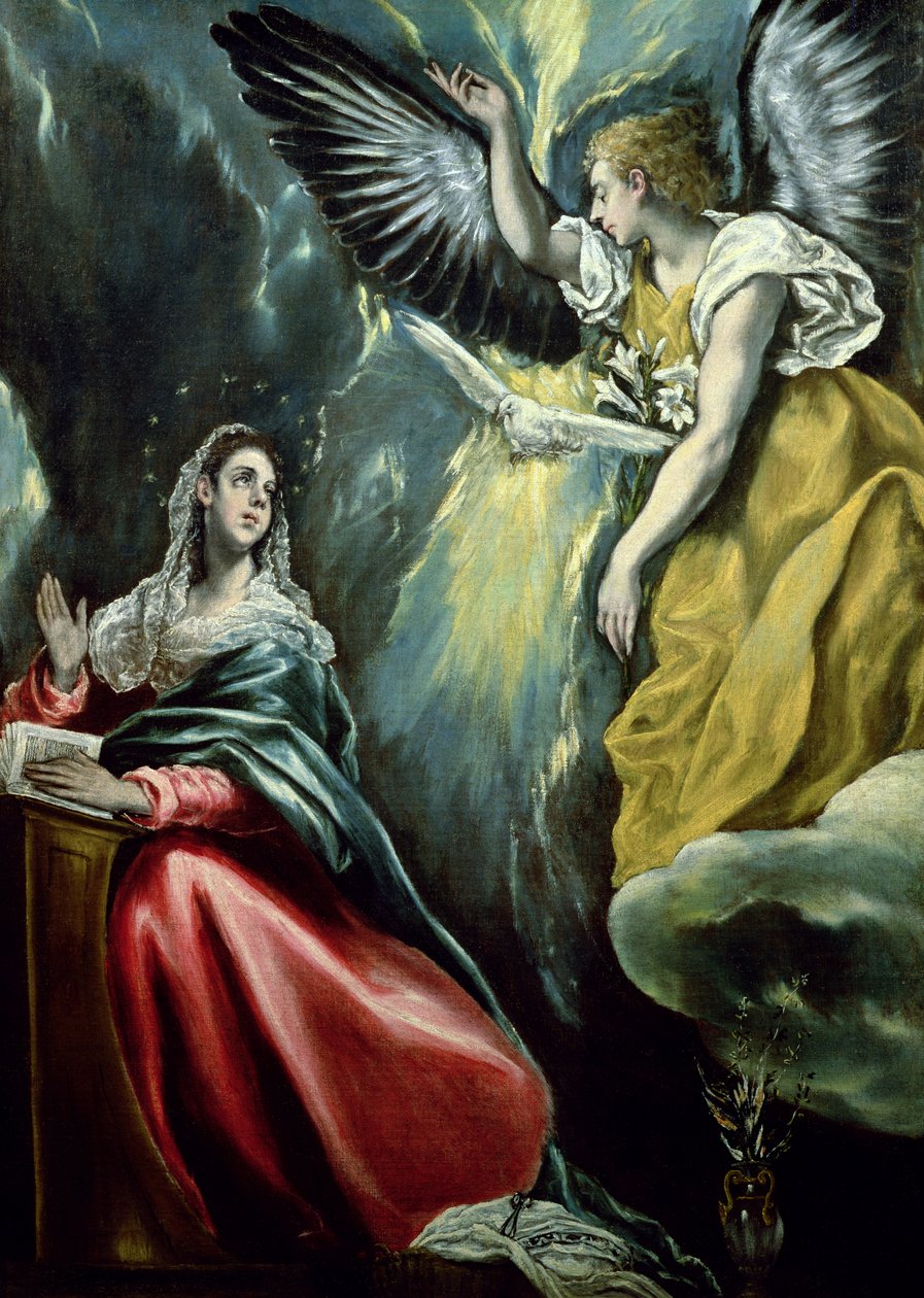 Bebudelsen, ca. 1575 av El Greco