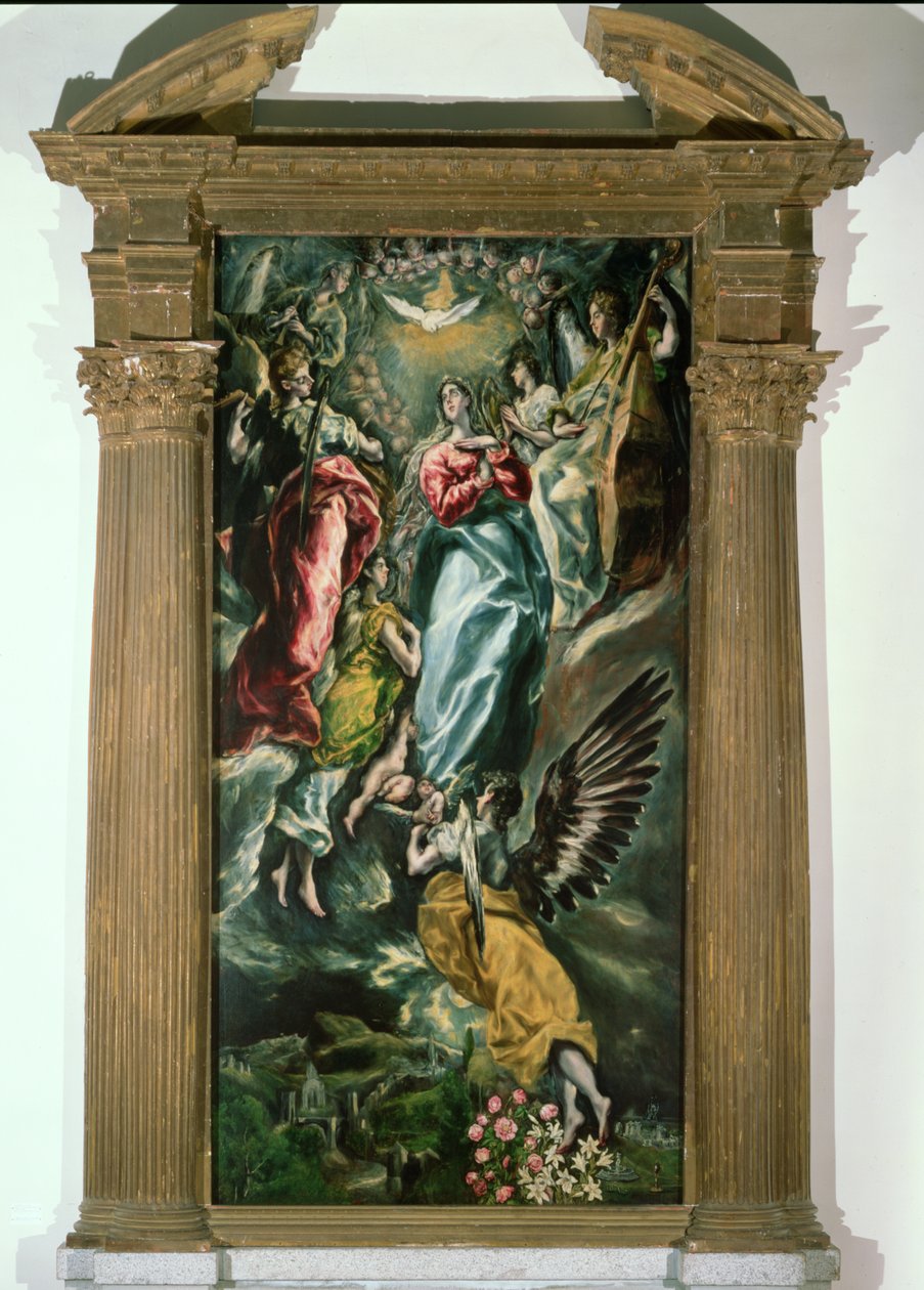 Jomfruens himmelfart, 1607-13 av El Greco