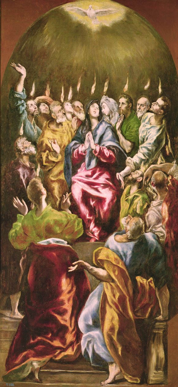 Pinsen, ca. 1604-14 av El Greco