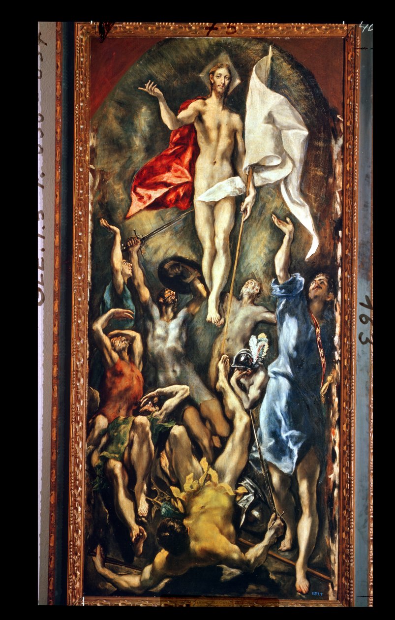 Oppstandelsen, 1584-94 av El Greco