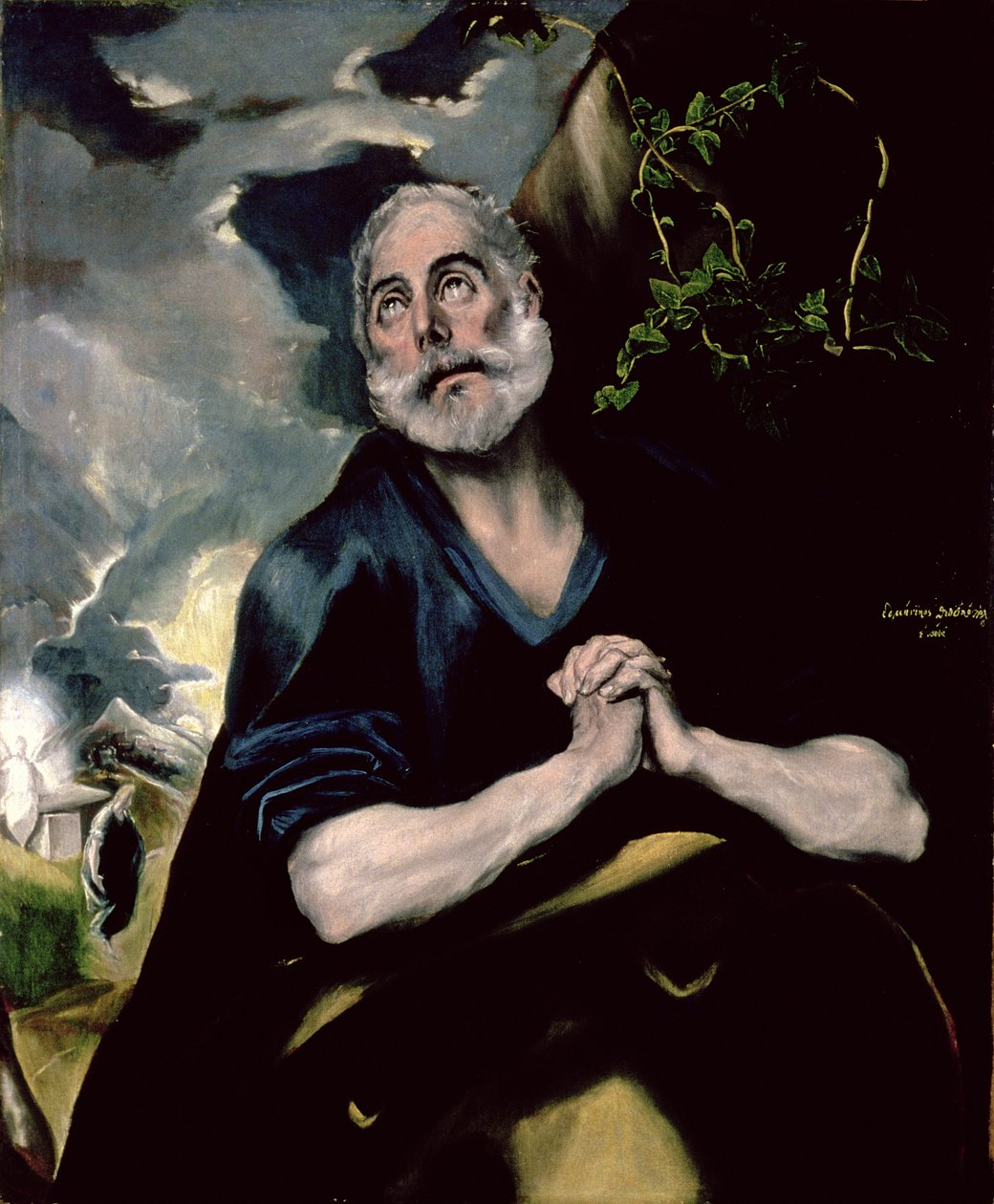 St. Peters tårer av El Greco
