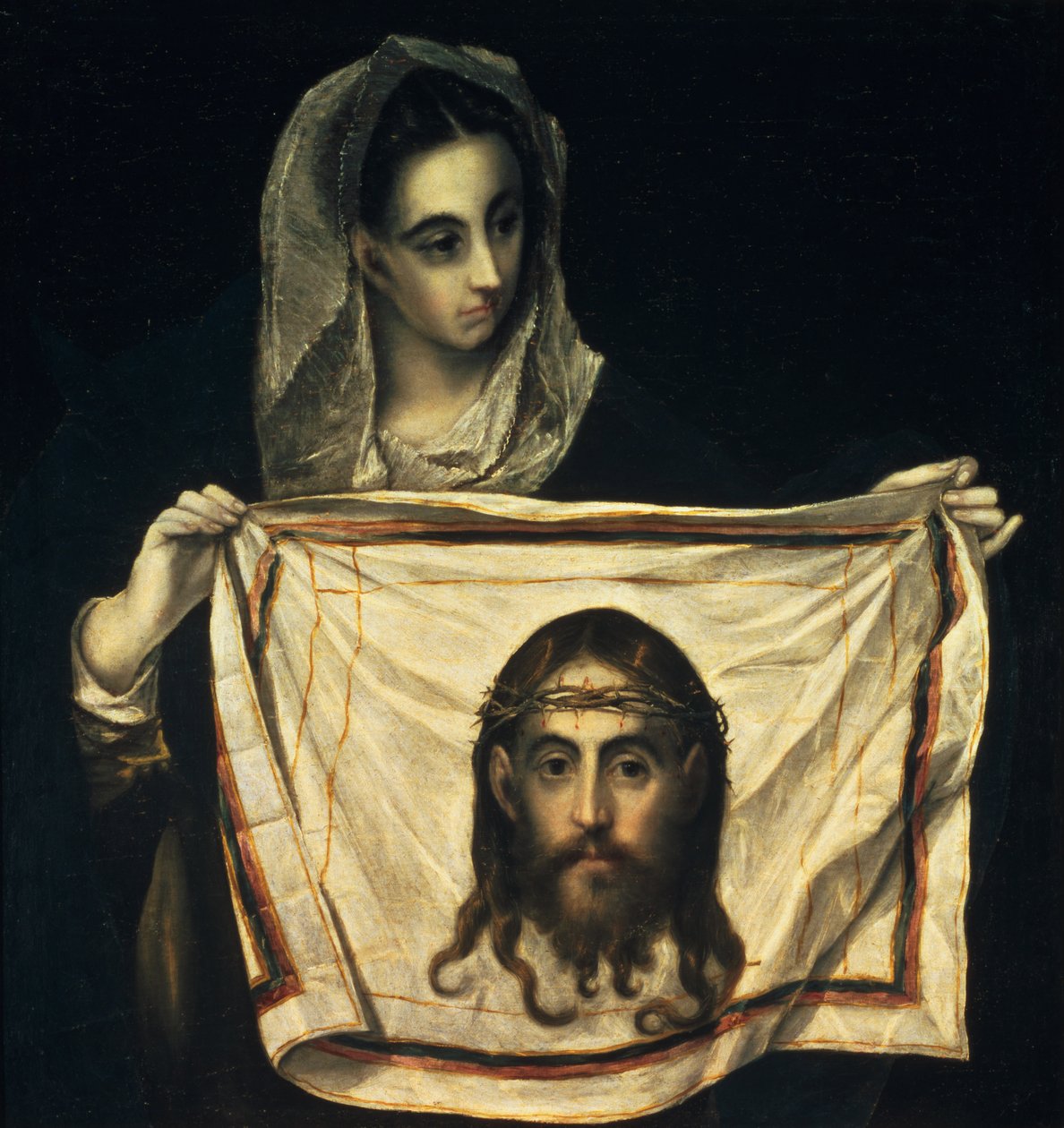 St. Veronica med det hellige likkledet av El Greco