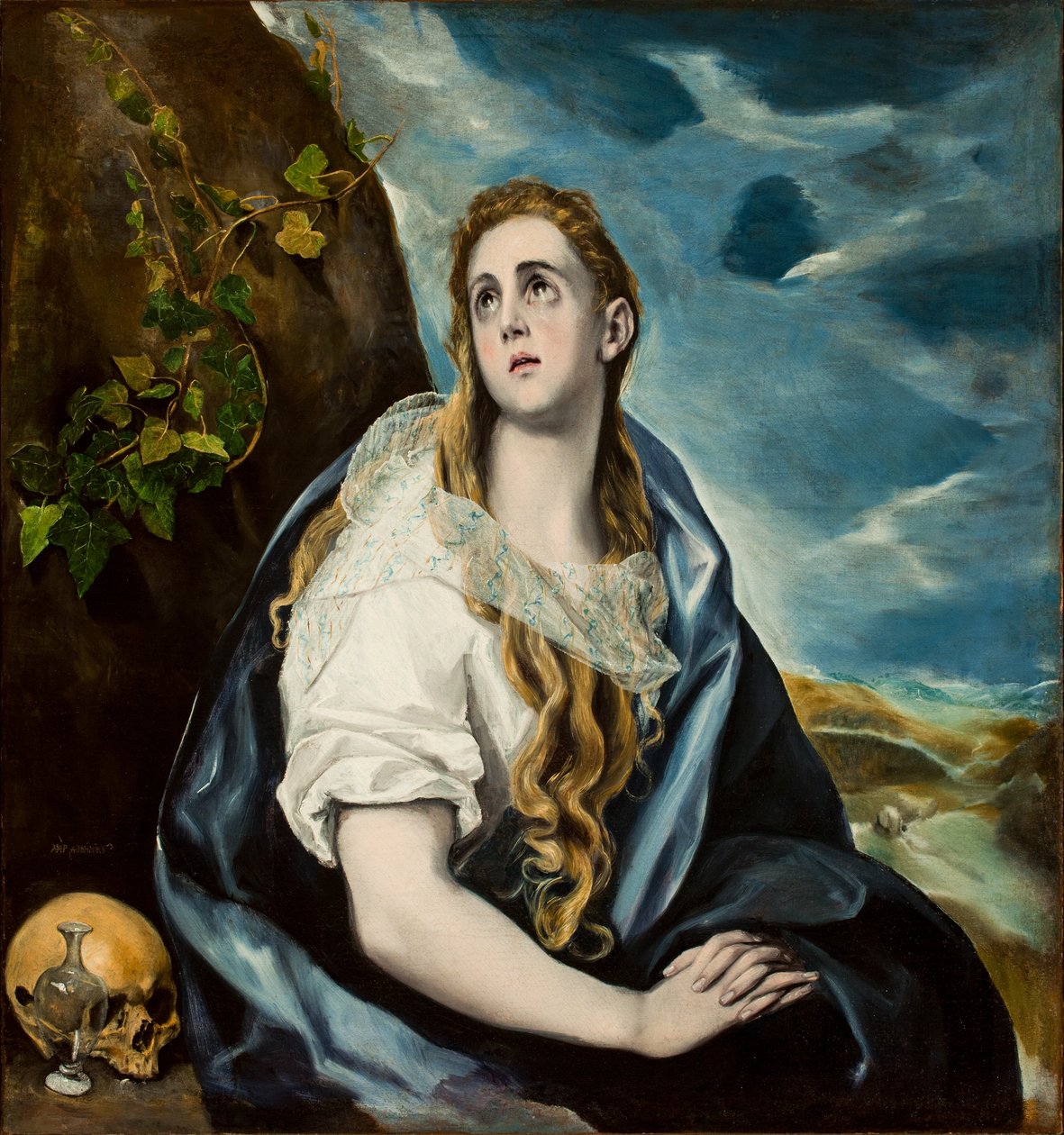 Den angrende Magdalena, ca. 1577 av El Greco