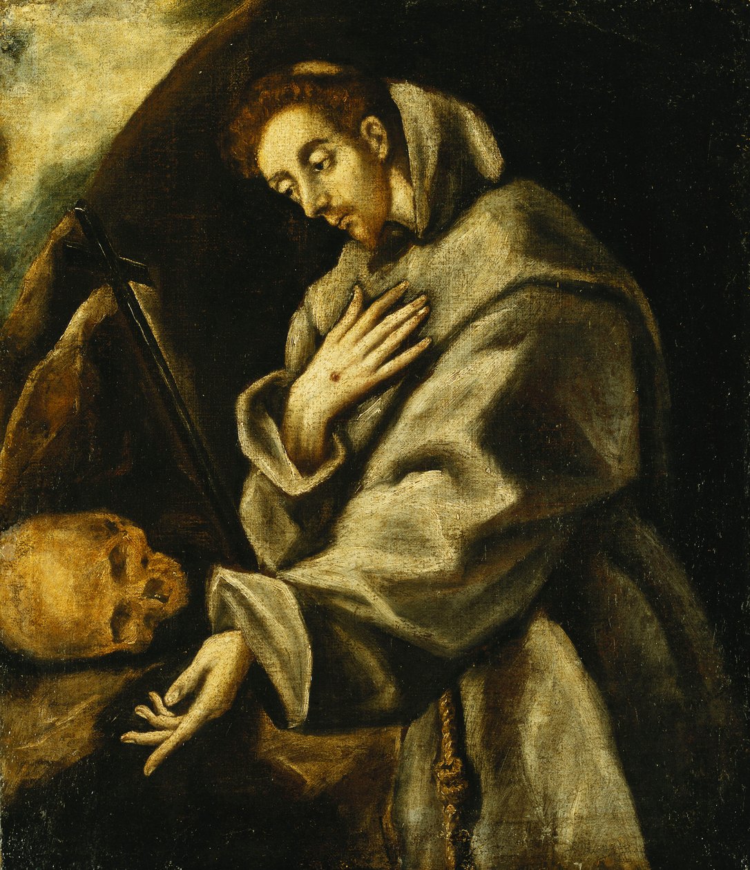 Saint Francis i meditasjon, av El Greco