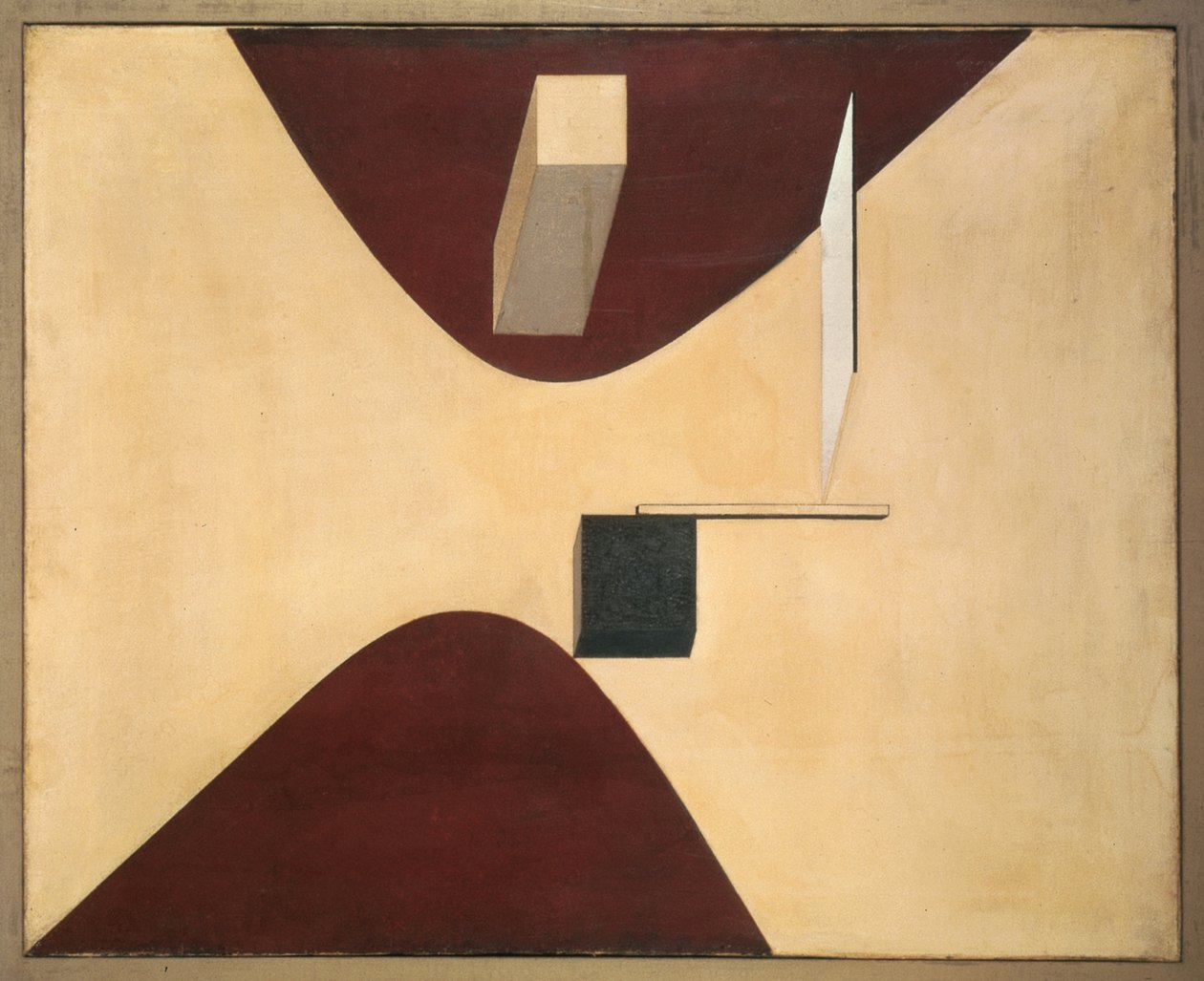 brune flekker, n. Jeg av Eliezer Markowich Lissitzky